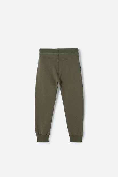 JOGGER DE MIC CON CORDÓN VERDE PARA NIÑO