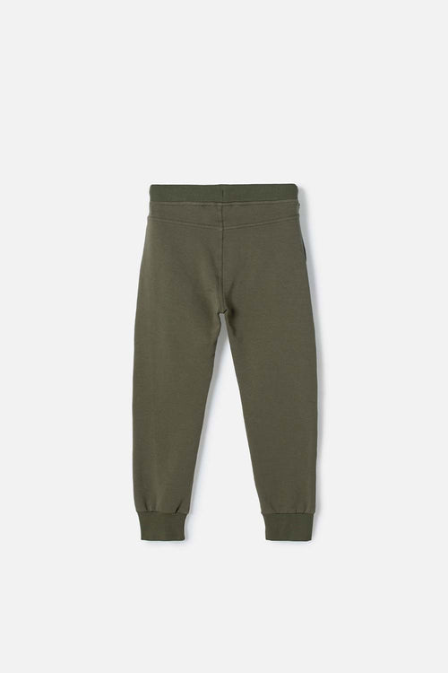 JOGGER DE MIC CON CORDÓN VERDE PARA NIÑO