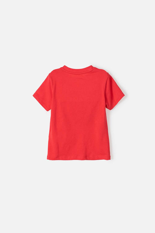 CARS ROUND NECK RED T-SHIRT FOR BOYS SIZES 2T TO 5T