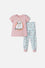 PIJAMA DE HARRY POTTER CON PANTALÓN LARGO AZUL PARA NIÑA 2T A 5T