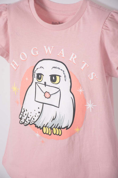 PIJAMA DE HARRY POTTER CON PANTALÓN LARGO AZUL PARA NIÑA 2T A 5T
