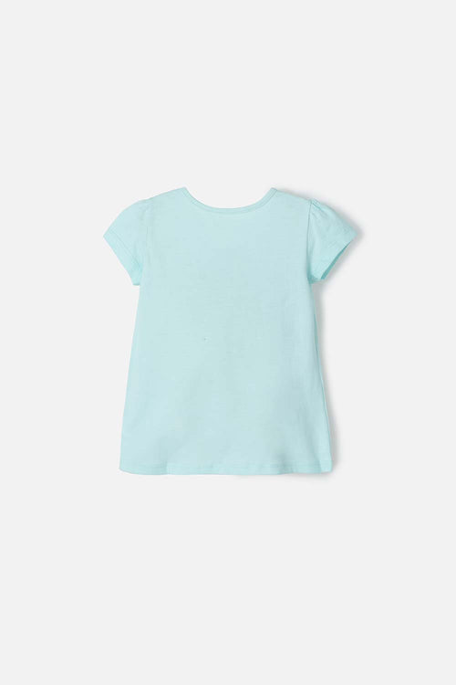 ENCHANTO SHORT-SLEEVED T-SHIRT TEAL FOR GIRLS 2T TO 5T