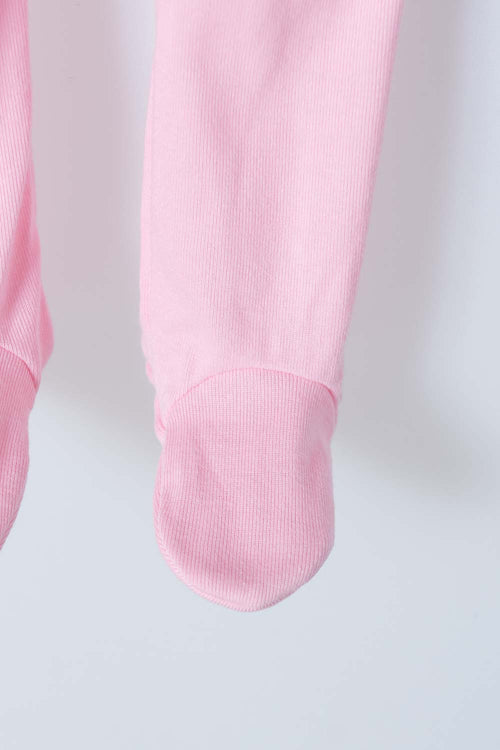 MINNIE MOUSE PINK AND WHITE FOOTIE PANTS FOR BABY GIRL