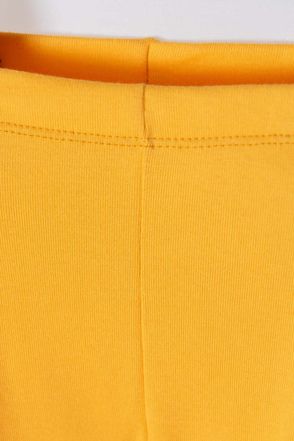 DÚO PANTALONES DE WINNIE THE POOH CON PIES CUBIERTOS MOSTAZA Y MARFIL PARA BEBÉ NIÑA