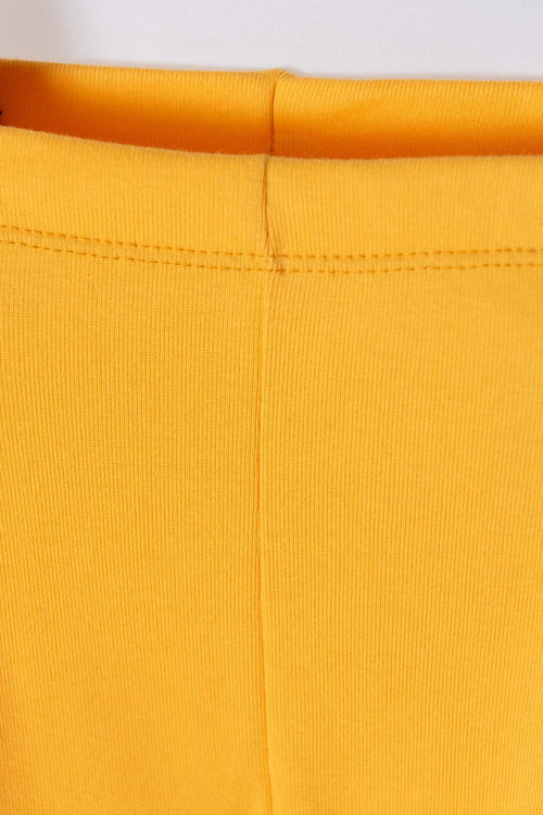 WINNIE THE POOH MUSTARD AND IVORY COVERED FEET TROUSER SET FOR BABY GIRL