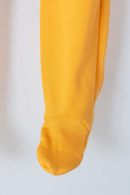 DÚO PANTALONES DE WINNIE THE POOH CON PIES CUBIERTOS MOSTAZA Y MARFIL PARA BEBÉ NIÑA