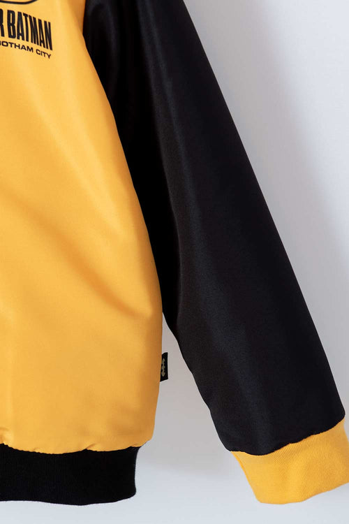 LITTLEMIC YELLOW AND BLACK HOODED JACKET FOR BOYS 2T TO 5T