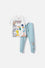 CONJUNTO LOONEY TUNES,  MARFIL /AGUA  PANTALÓN LARGO UNISEX