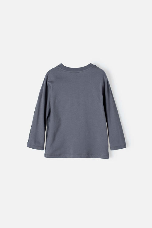 BOY'S GREEN JURASSIC LONG SLEEVE SHIRT 2T TO 5T