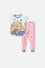 PIJAMA DE BARBIE MANGA LARGA MULTICOLOR PARA NIÑA