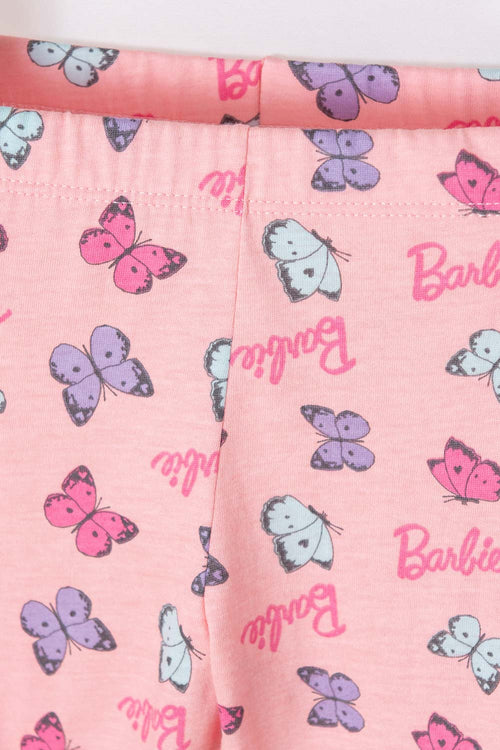 BARBIE LONG SLEEVE MULTICOLOR PAJAMAS FOR GIRLS