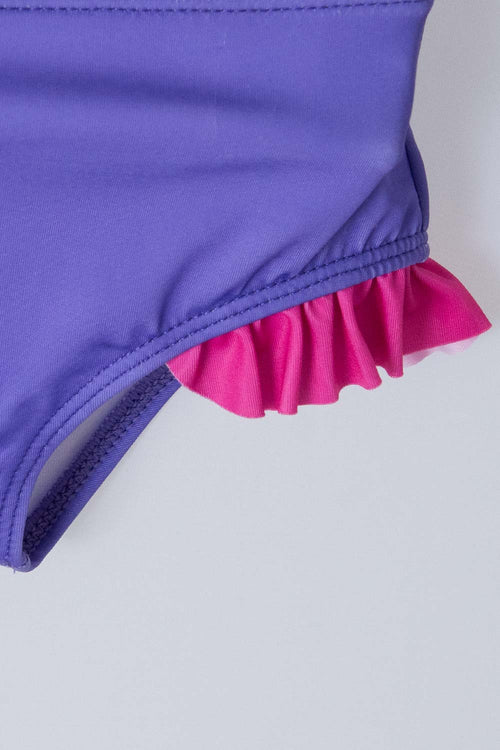 THE LITTLE MERMAID LONG-SLEEVED BATHING SUIT PURPLE FOR GIRLS 2T TO 5T