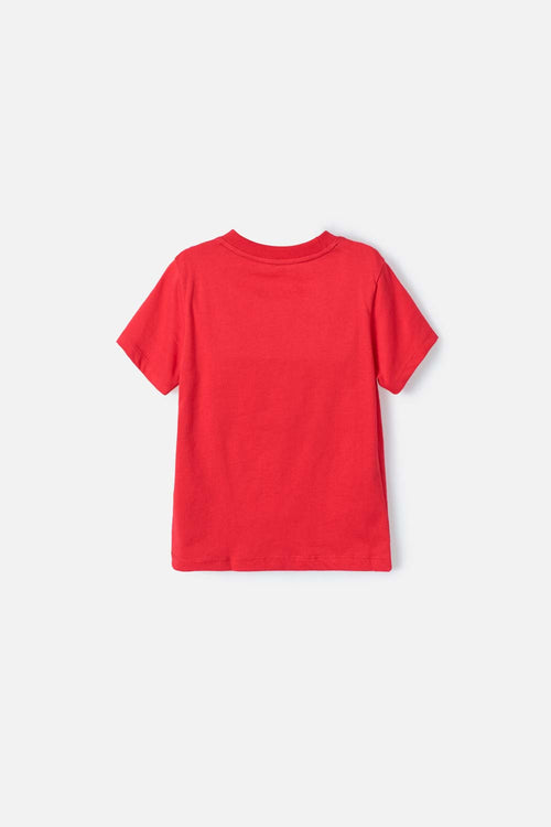 SPIDER-MAN SHORT SLEEVE RED T-SHIRT FOR BOYS 2T TO 5T