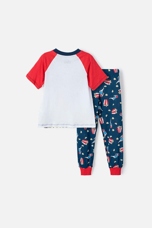 MICKEY MOUSE MULTICOLOR SHORT SLEEVE PAJAMAS FOR BOYS 2T TO 5T