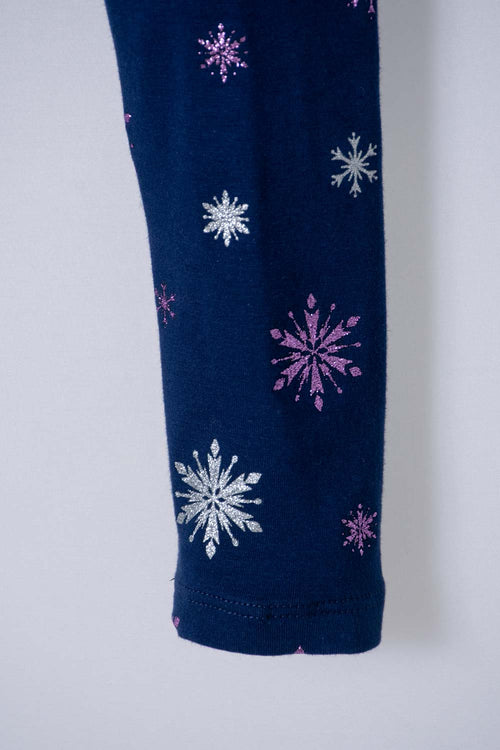 FROZEN MULTICOLOR SHORT SLEEVE SET FOR GIRLS 2T TO 5T