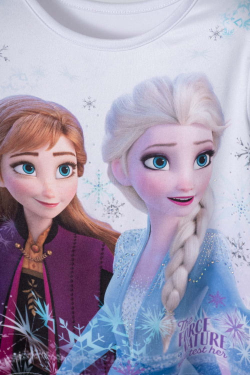 FROZEN MULTICOLOR SHORT SLEEVE SET FOR GIRLS 2T TO 5T