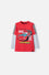 CAMISETA CARS MANGA LARGA MULTICOLOR PARA NIÑO 2T A 5T