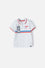 CAMISETA TIPO POLO NASA BLANCO PARA NIÑO 2T A 5T