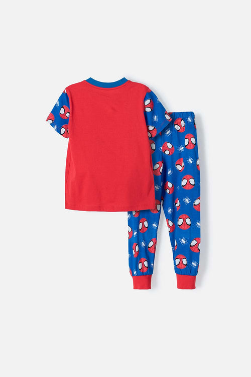 SPIDEY AND HIS AMAZING FRIENDS BLUE AND RED PAJAMAS FOR BOYS SIZES 2T TO 5T