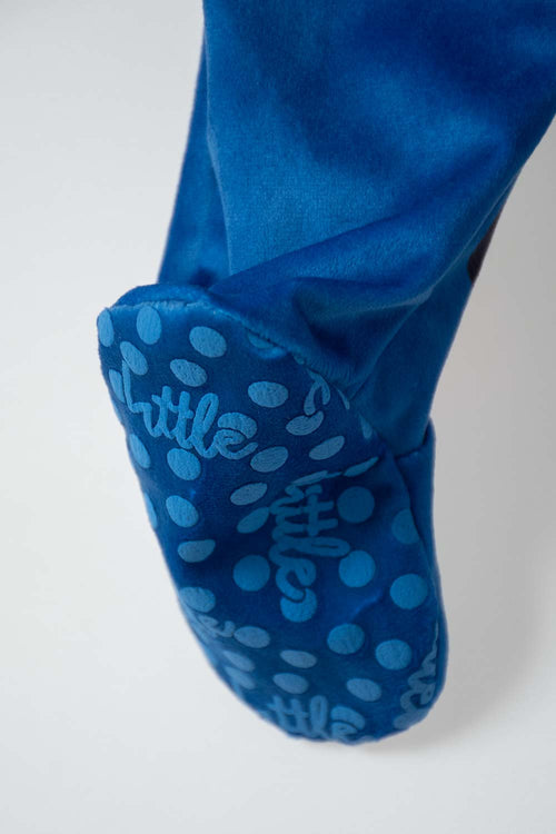 MICKEY MOUSE BLUE ONESIE PAJAMAS FOR BABY BOYS