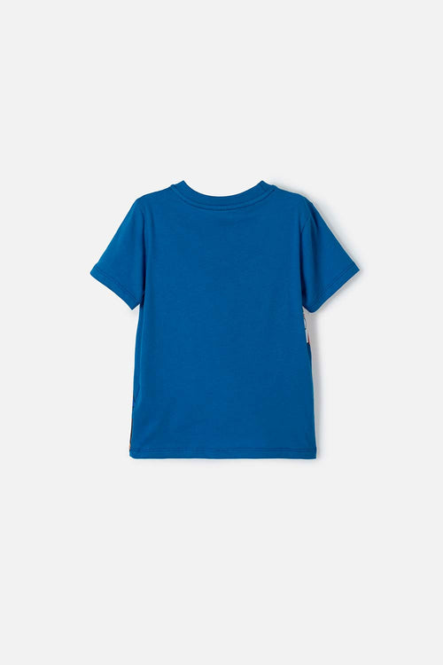 PAW PATROL SHORT SLEEVE BLUE T-SHIRT FOR BOYS 2T TO 6T
