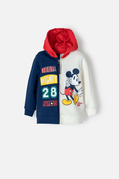 MULTI-COLORED MICKEY MOUSE HOODIE FOR BOYS SIZES 2T TO 5T