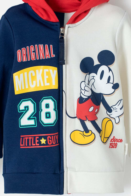 MULTI-COLORED MICKEY MOUSE HOODIE FOR BOYS SIZES 2T TO 5T