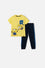 CONJUNTO DE LOS MINIONS AMARILLO Y AZUL DE PANTALÓN LARGO PARA NIÑO 2T A 5T