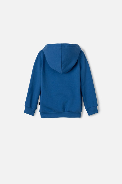 MINIONS BLUE HOODED SWEATSHIRT FOR BOYS 2T TO 5T