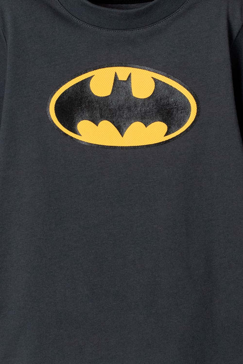 BATMAN SHORT SLEEVE T-SHIRT BLACK FOR BOYS 2T TO 5T