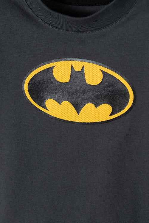 BATMAN SHORT SLEEVE T-SHIRT BLACK FOR BOYS 2T TO 5T