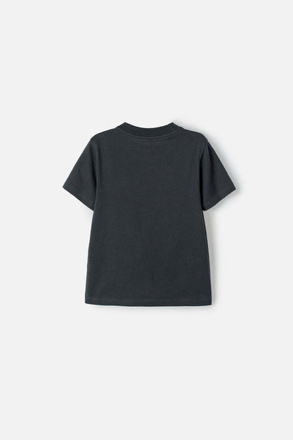 CAMISETA DE BATMAN MANGA CORTA NEGRO PARA NIÑO 2T A 5T