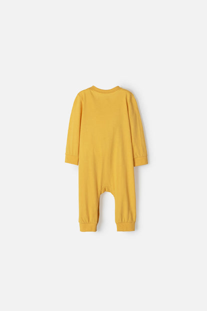PIJAMA DE WINNIE THE POOH MOSTAZA MANGA LARGA PARA BEBÉ GÉNERO NEUTRO