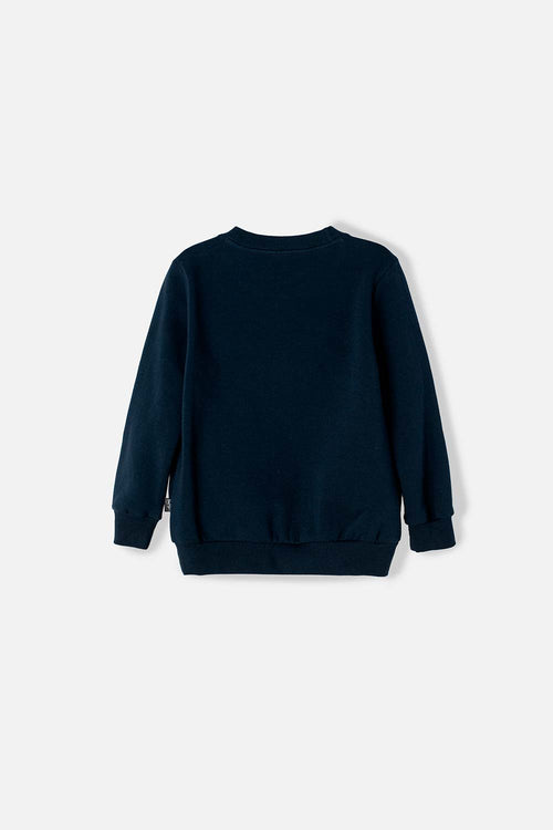 HOT WHEELS NAVY BLUE PULLOVER SWEATER FOR BOYS SIZES 2T TO 5T