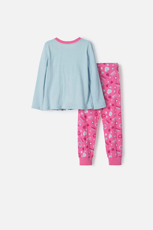 PAW PATROL LONG SLEEVE MULTICOLOR PAJAMAS FOR GIRLS 2T TO 5T