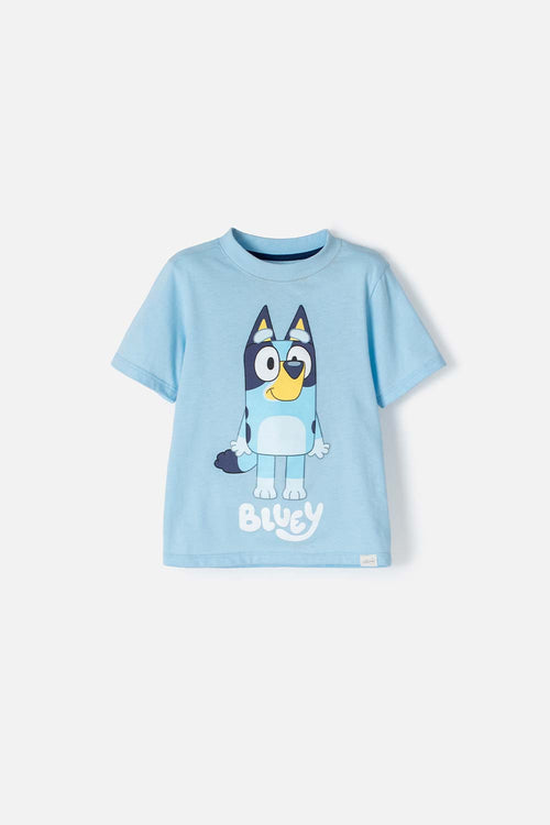 BLUEY SHORT SLEEVE BLUE UNISEX T-SHIRT 2T TO 6T