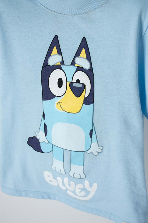 BLUEY SHORT SLEEVE BLUE UNISEX T-SHIRT 2T TO 6T