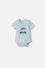 BODY DE LILO Y STITCH AZUL CON AJUSTE EN ENTREPIERNA PARA BEBÉ NIÑA