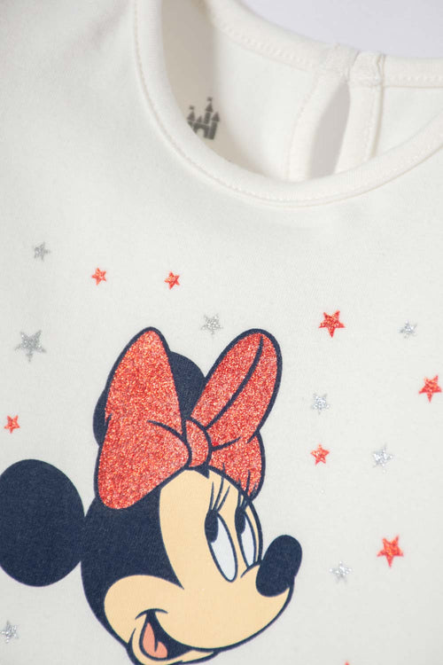 IVORY MINNIE MOUSE DRESS FOR BABY GIRL