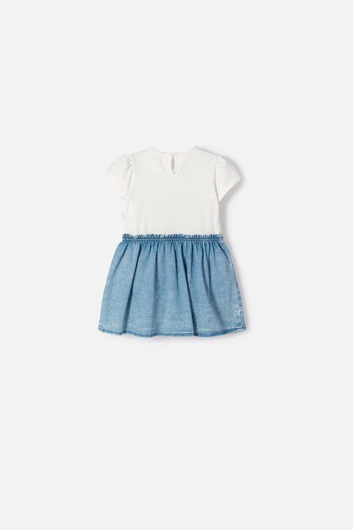 IVORY MINNIE MOUSE DRESS FOR BABY GIRL