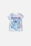 CAMISETA DE STITCH MULTICOLOR MANGA CORTA PARA NIÑA 2T A 5T