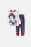 PIJAMA DE BLANCANIEVES BLANCA Y AZUL DE CAMISETA MANGA LARGA PARA NIÑA 2T A 5T