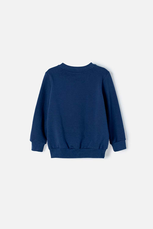 GIRLS' SNOW WHITE BLUE PULLOVER SWEATER 2T TO 5T