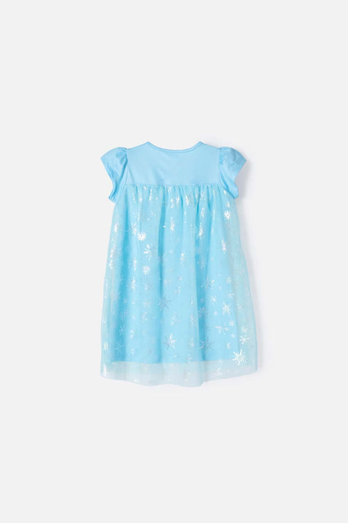 FROZEN NIGHTGOWN PAJAMAS BLUE FOR GIRLS 2T TO 5T