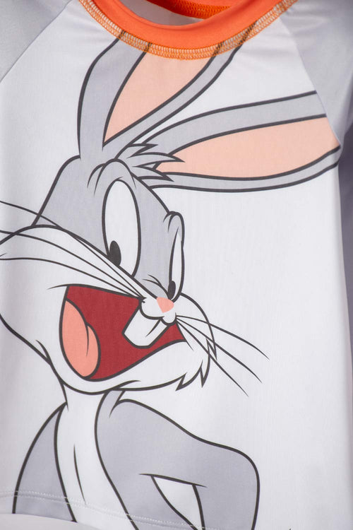 BUGS BUNNY MULTICOLOR LONG SLEEVE BATHING SUIT FOR BOY 2T TO 5T