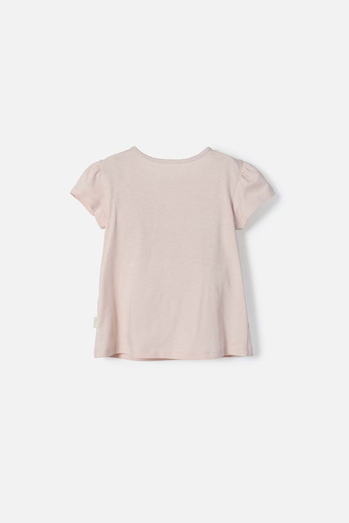MINNIE MOUSE SHORT SLEEVE T-SHIRT PINK FOR GIRLS 2T TO 5T