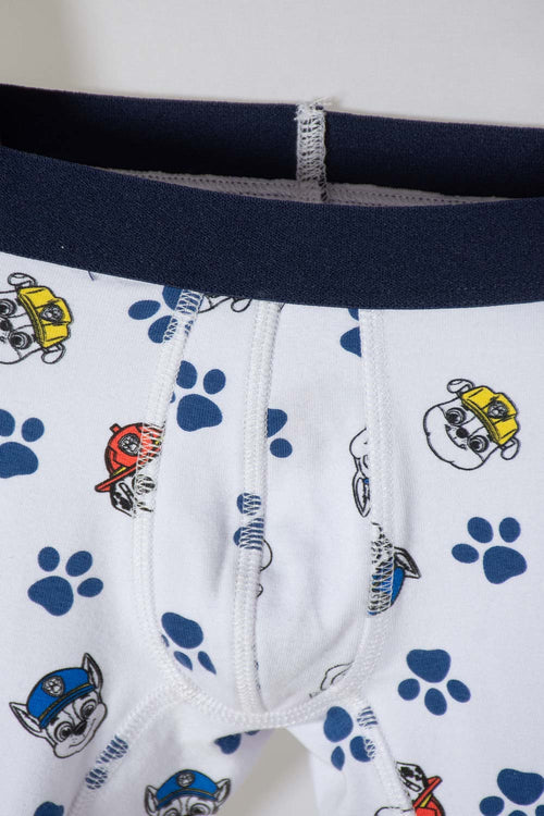 2-PACK PAW PATROL RED AND WHITE BOXER BRIEFS FOR BOYS SIZES 2T TO 6T