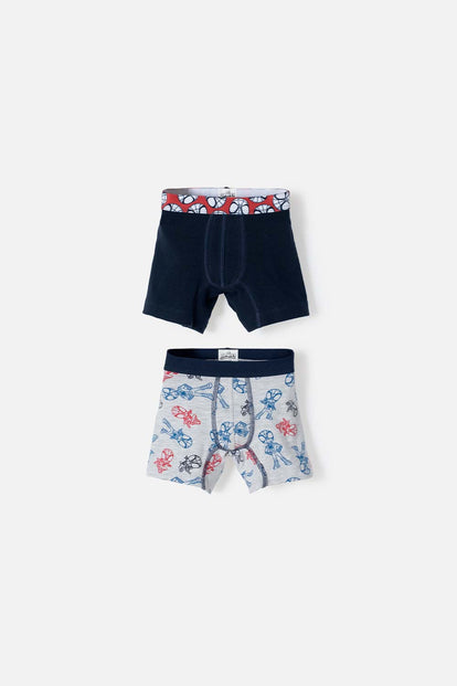 2-PACK SPIDER-MAN MULTICOLOR BOXERS FOR BOYS 2T TO 6T