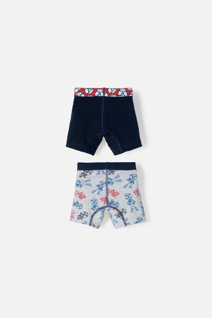 2-PACK SPIDER-MAN MULTICOLOR BOXERS FOR BOYS 2T TO 6T