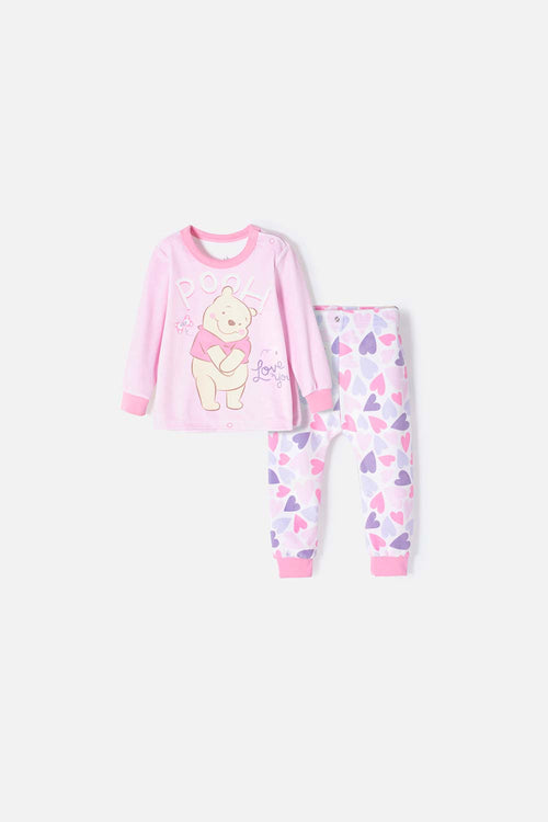 WINNIE THE POOH MULTICOLOR PAJAMAS FOR BABY GIRL